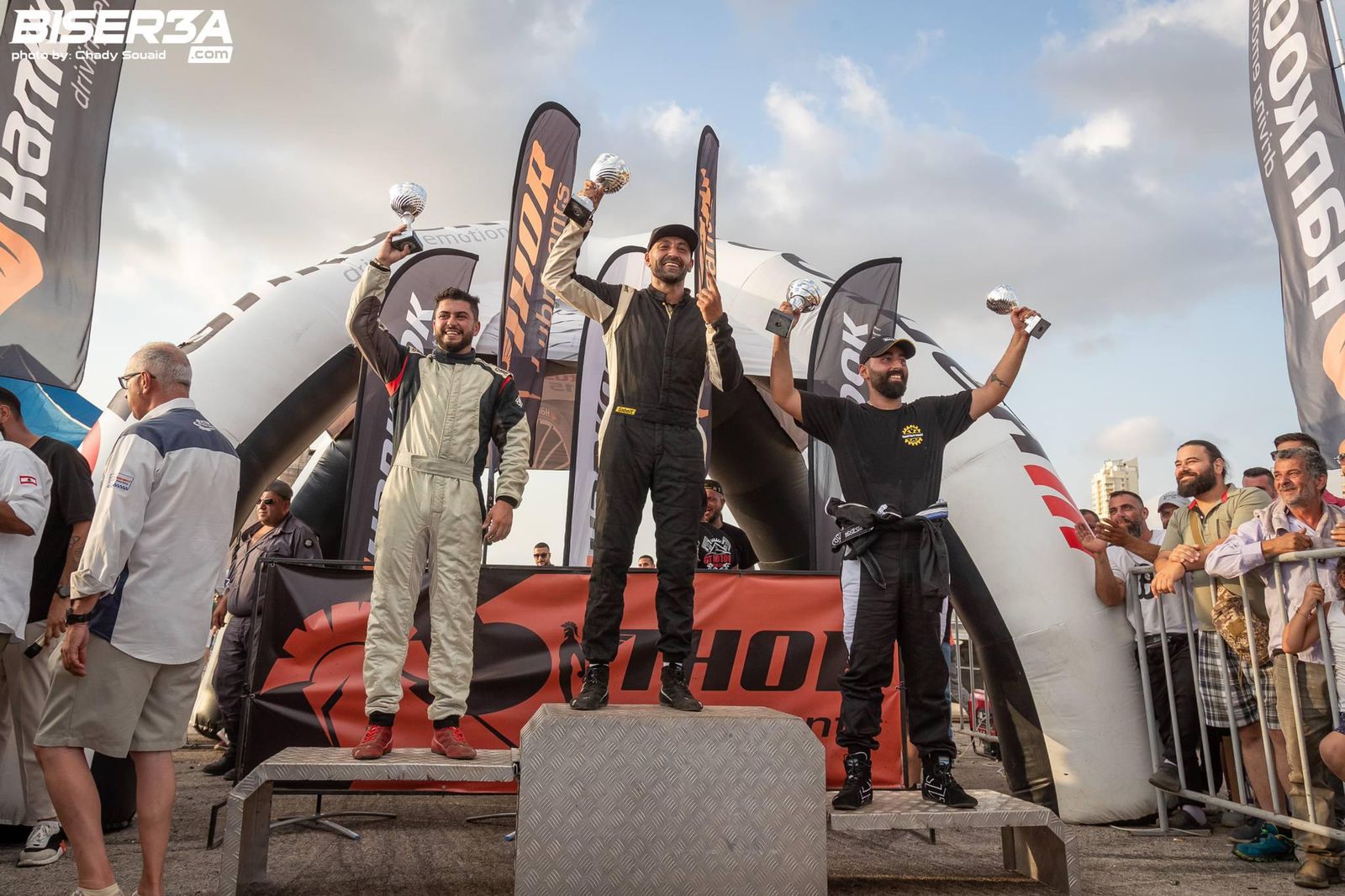 ألقاب السباق الأول للدريفت لهلال وتكليان وسويد وهاروني وأبو خليل